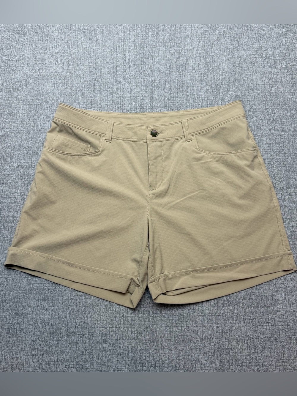 Alpine Design Tan Hiking Shorts Lightweight Ripstop Outdoor